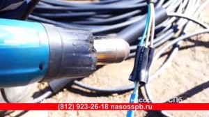 Монтаж насоса в скважину глубоко под зеркало воды, поднять старый и погрузить новый