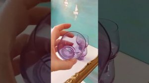 Неодимовое/ александритовое стекло. Бокалы для вина и стопки ГХЗ 70-е годы Муратов.