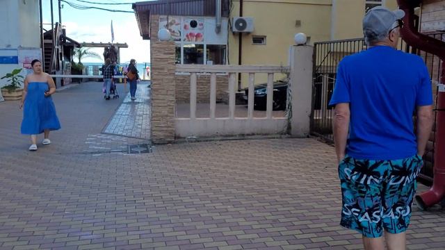 Путь от отеля Каисса до моря смотреть онлайн