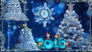 Футаж Новогодний 2016 год. Скачать футаж бесплатно