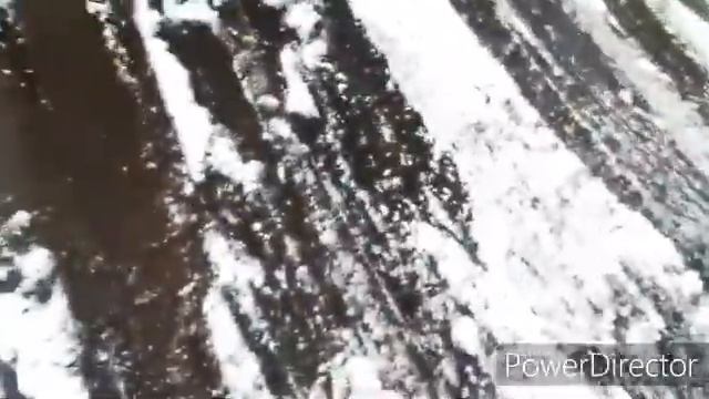 Катаю на велосипеде зимой!!! смотреть онлайн