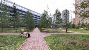 Уфа, прогулка вокруг квартала ЖК Умный Дом, другой город, осень 2023