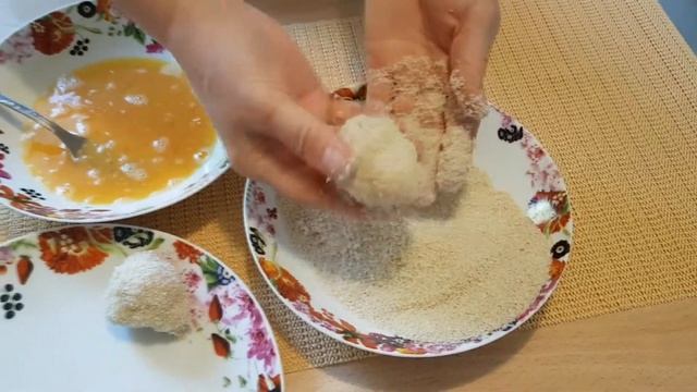 Цветная капуста жареная в сухарях