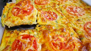 Точно кабачки вкуснее мяса! Просто натрите 2 кабачка и 3 картошки! Рецепт овощной пиццы.