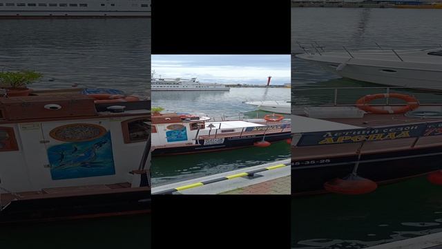 ⛴️Теплоход ДАГОМЫС морской порт в Сочи.mp4