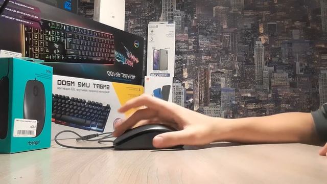 ообзор мышки logitech m90
