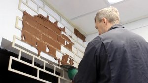 Имитация состаренного кирпича "кладка бостон"
