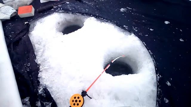 Ловля плотвы зимой на течении в -34 градуса мороза смотреть онлайн