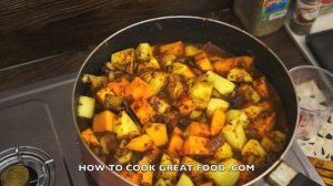 Potato & Pumpkin Curry Recipe vegan Indian cooking