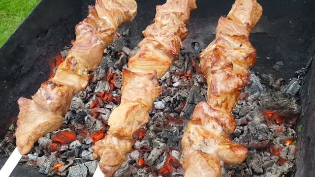 Шашлыки под Угличем! Шашлык в устричном соусе! Супер вкусно!