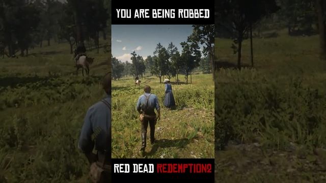 You are being Robbed | Red Dead Redemption 2 #viral #rdr2 #gaming  #rdrfunny #athurmorgan