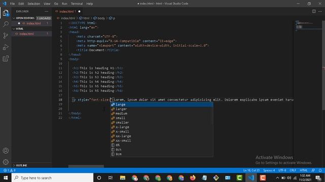 Html CSS JS website design tutorial for beginners - Heading and P Tags #htmlcss #webdesign