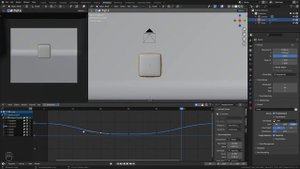 Зацикленная анимация в Blender | Graph Editor | Тонкая подстройка анимации