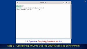 How to Configure XRDP to use the GNOME Desktop Environment on Ubuntu | Debian