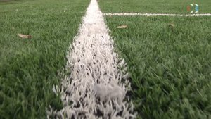 Футбольное поле в Комсомольском парке открыли после капитального ремонта