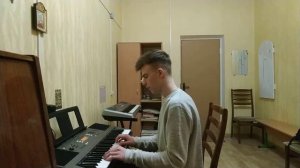 Н. Лагодюк. Джазовый этюд. Играет виртуоз на синтезаторе ямаха.