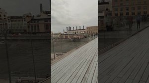Парящий мост в Зарядье.
