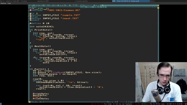 Simulating Emergent Synchronization (AoC in HolyC Day 11) смотреть онлайн