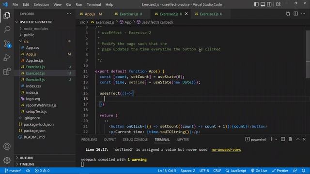 ReactJS Practical Interview Questions useEffect