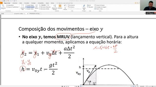 Física para Agronomia - Lançamento Oblíquo - I Agronomia - Parte 1 смотреть онлайн