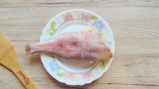 Окунь с апельсином в духовке