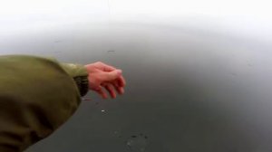 Залипательные поклевки судака на балансир! Зимняя рыбалка на судака от первого лица | Дикая рыбалка