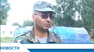 В селе Холодное Сузунского района начал работу лагерь "Курсант"