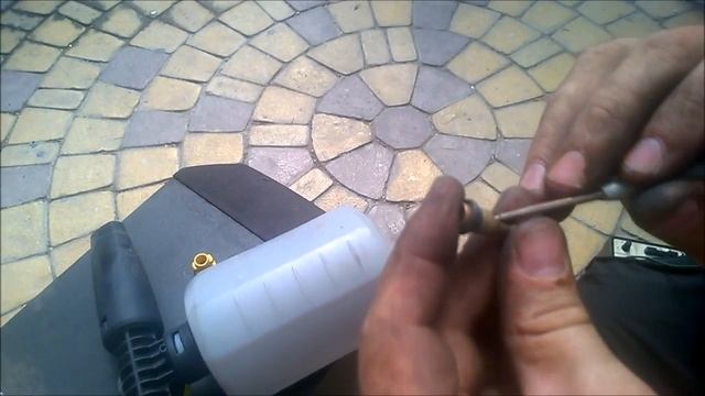 Ремонт пенной насадки к мойке Karcher своими руками! смотреть онлайн