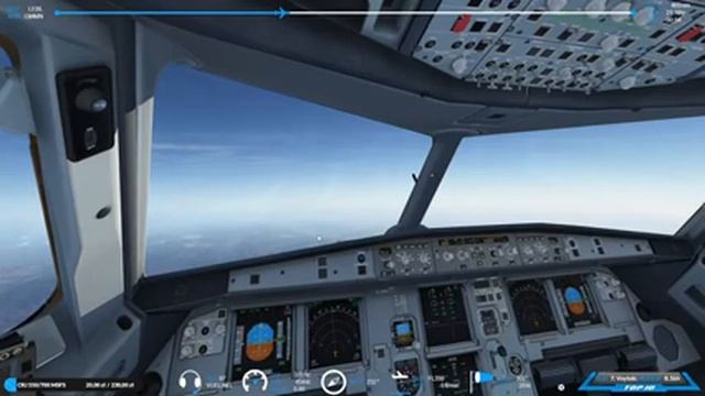 ✈ X- Plane 11 - AIRBUS A320 -- Barcelona (LEBL) - Casablanca (GMMN) -- VATSIM смотреть онлайн