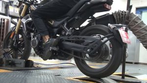 Мотоцикл VOGE 350AC, испытания на стенде.