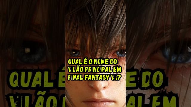 Você sabe? #finalfantasy #finalfantasy7 #finalfantasyxiv