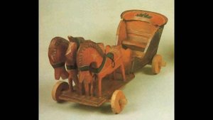 Детская городецкая: история деревянной игрушки/The history of wooden toys