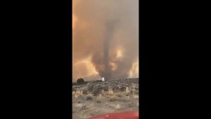 Огненный торнадо в Калифорнии | Fire tornado in California