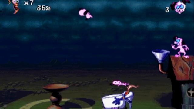 Червяк Джимм 2 полное прохождение (EarthWorm Jim 2) смотреть онлайн