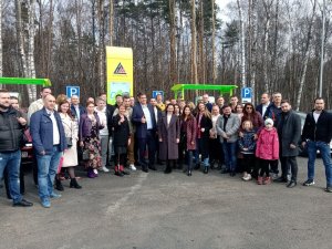 Торжественное открытие зарядного хаба «Нефтьмагистраль» в Москве на 12-ом км. МКАД