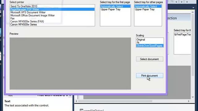 Print DOCX, DOC, PDF and images with tray selection смотреть онлайн