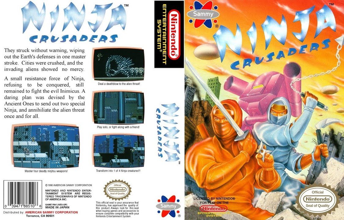 Dendy (Famicom,Nintendo,Nes) 8-bit Ninja Crusaders Прохождение