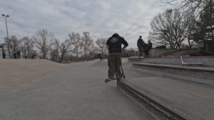 Печальная катка в парке "Садовники" ///За зиму разучился делать ВСЁ///