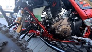 Yamaha Raptor 1000cc ?? ?Swap engine Honda CRF 1000 Africa Twin /Exhaust sound