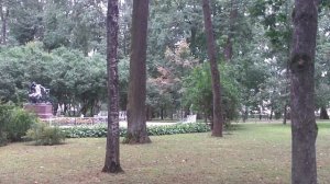 Лицейский сад. По этим аллеям гулял А.С.Пушкин Царское село