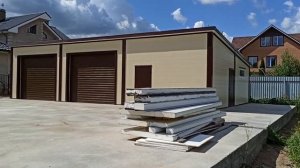 Бетонная плита под гараж и разворотная площадка