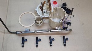 Приора 126 двигатель.Ужасное состояние топливной системы (отмываем)