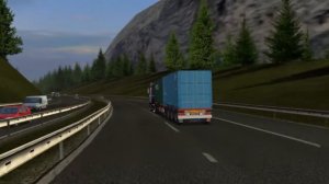 Euro Truck Simulator 2008 load to Botevgrad with MB actros MP4 part3