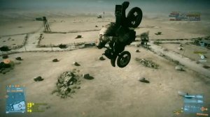 Battlefield 3 - Flying with motorcycles - Teehee