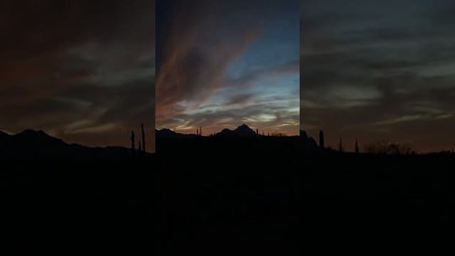 Sunset in the Desert Video