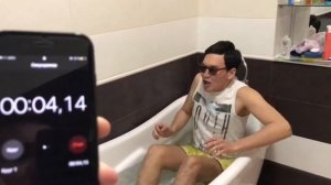 Задание #9 Искупаться в ванной со льдом✅