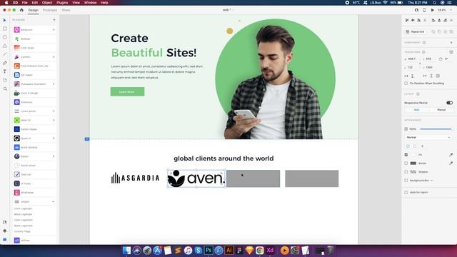 Adobe XD Web Design Tutorial For Beginners | Website Design