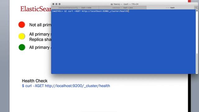 15.4 ElasticSearch Training - Monitor Cluster's Health