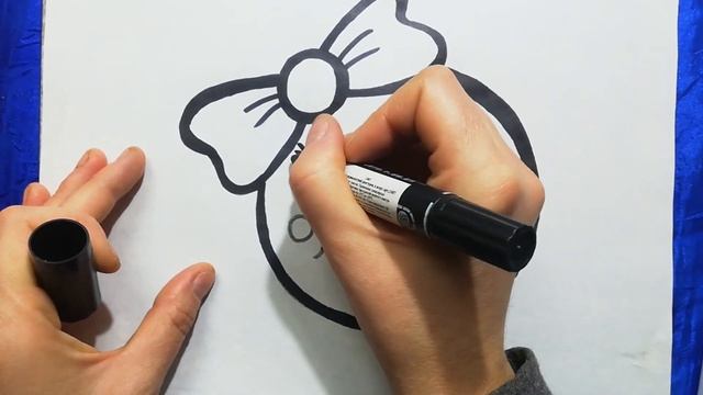 Как нарисовать Смайлик маркерами . How To Draw a Smiley face with markers.