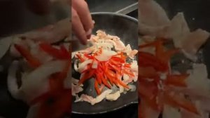 Лапша Фунчоза с устричным соусом и овощами